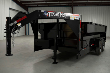 2024 Texas Pride 7x12 Gooseneck Dump Trailer (Main)